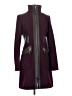 Via Spiga Burgundy Coat Size 4 - photo 1