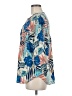 Cathy Tropical Blue 3/4 Sleeve Blouse Size M - photo 5