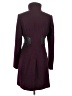 Via Spiga Burgundy Coat Size 4 - photo 2