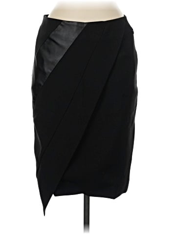 Elizabeth & Clarke Faux Leather Skirt (view 1)