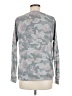P.J. Salvage Camo Gray Long Sleeve Top Size M - photo 2