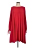 PREMISE Solid Red Casual Dress Size L - photo 1