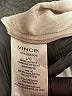 Vince. 100% Silk Paisley Tan Long Sleeve Silk Top Size L - photo 8