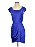 Gianni Bini 100% Polyester Solid Blue Cocktail Dress Size XS - photo 1