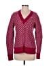 Rag & Bone Chevron-herringbone Burgundy Cardigan Size S - photo 1