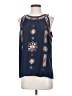 Meadow Rue 100% Silk Blue Blouse Size S - photo 1
