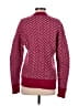 Rag & Bone Chevron-herringbone Burgundy Cardigan Size S - photo 2
