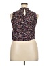 Sybilla Basic 100% Viscose Purple Sleeveless Blouse Size 22 - photo 2