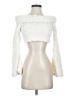 Shein 100% Polyester White Pullover Sweater Size S - photo 1