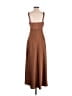 By Johnny 100% Polyester Brown Casual Dress Size 6 - photo 2