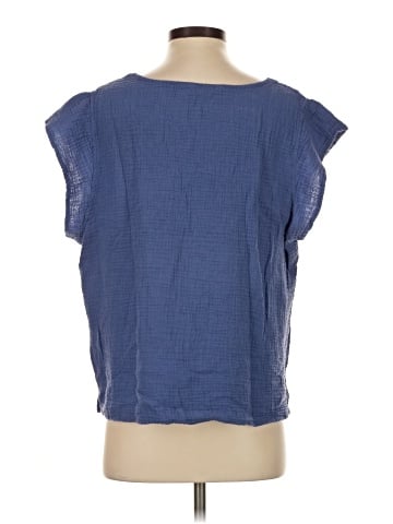 Three Dots Short Sleeve Top (view 2)