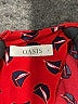 oasis Hearts Red Casual Dress Size 6 - photo 7