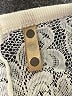 Three Dots 100% Nylon Ivory Sleeveless Blouse Size M - photo 7