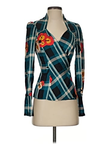 Diane von Furstenberg Long Sleeve Blouse (view 1)