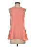 Uniqlo 100% Polyester Pink Sleeveless Blouse Size S - photo 1