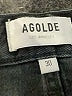 AGOLDE 100% Cotton Black Denim Shorts Size 30 waist - photo 3