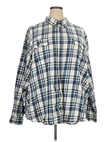 Faded Glory Long Sleeve Button-Down Shirt (view 1)
