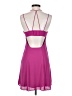 Express 100% Polyester Solid Pink Cocktail Dress Size 4 - photo 2