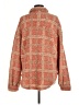 Grace Karin Plaid Orange Faux Fur Jacket Size M - photo 2