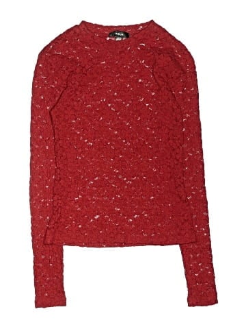 Aqua Long Sleeve Top (view 1)