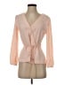 J.Crew 100% Polyester Tan 3/4 Sleeve Blouse Size 2 - photo 1