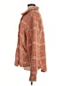 Grace Karin Plaid Orange Faux Fur Jacket Size M - photo 5