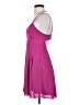 Express 100% Polyester Solid Pink Cocktail Dress Size 4 - photo 5