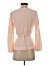 J.Crew 100% Polyester Tan 3/4 Sleeve Blouse Size 2 - photo 2