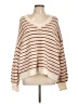 Wishlist Stripes Ivory Pullover Sweater Size L - photo 1