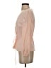 J.Crew 100% Polyester Tan 3/4 Sleeve Blouse Size 2 - photo 5
