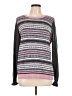 Talbots Print Gray Pink Pullover Sweater Size L - photo 1