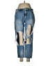 KANCAN JEANS 100% Cotton Color Block Blue Jeans Size 28 waist - photo 1