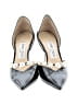 Jimmy Choo 100% Leather Black Heels Size EU 38 - photo 2