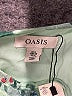 oasis 100% Polyester Green 3/4 Sleeve Blouse Size 4 - photo 7