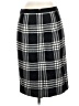 Talbots Plaid Black Formal Skirt Size 8 Petite - photo 2