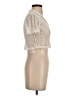 Zara Ivory Short Sleeve Turtleneck Size S - photo 4
