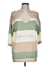 Unbranded Color Block Green Ivory Pullover Sweater Size L - photo 1