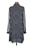 CAbi 100% Polyester Paisley Blue Casual Dress Size M - photo 2