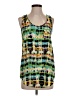 Love Notes 100% Polyester Green Sleeveless Blouse Size S - photo 1