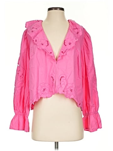 Free People 3/4 Sleeve Blouse (view 1)