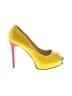 Guess Yellow Heels Size 7 1/2 - photo 1