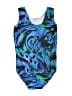 Unbranded Graphic Multi Color Blue One Piece Swimsuit Size 150 cm / US 12 - photo 2