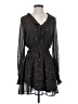 Very J 100% Polyester Stars Black Casual Dress Size S - photo 1