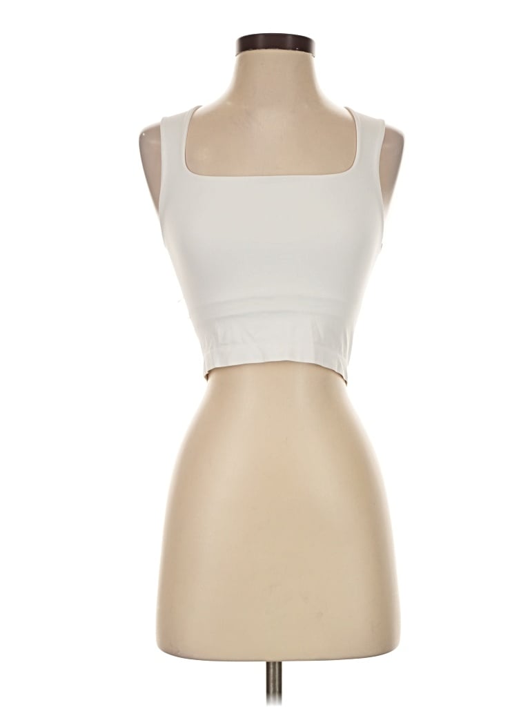 Pre-owned Nikibiki Tank Top Ivory Strapless Neckline Tops