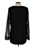 Anne Klein Black Long Sleeve T-Shirt Size L - photo 2
