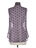 CAbi 100% Polyester Blue Sleeveless Blouse Size M - photo 2