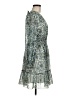 Max Studio Paisley Green Cocktail Dress Size M - photo 4