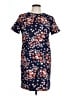Boden Print Blue Casual Dress Size 10 - photo 1