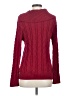 Jeanne Pierre 100% Cotton Burgundy Pullover Sweater Size S - photo 2