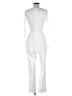 NAANAA 100% Polyester Solid White Jumpsuit Size 8 - photo 2